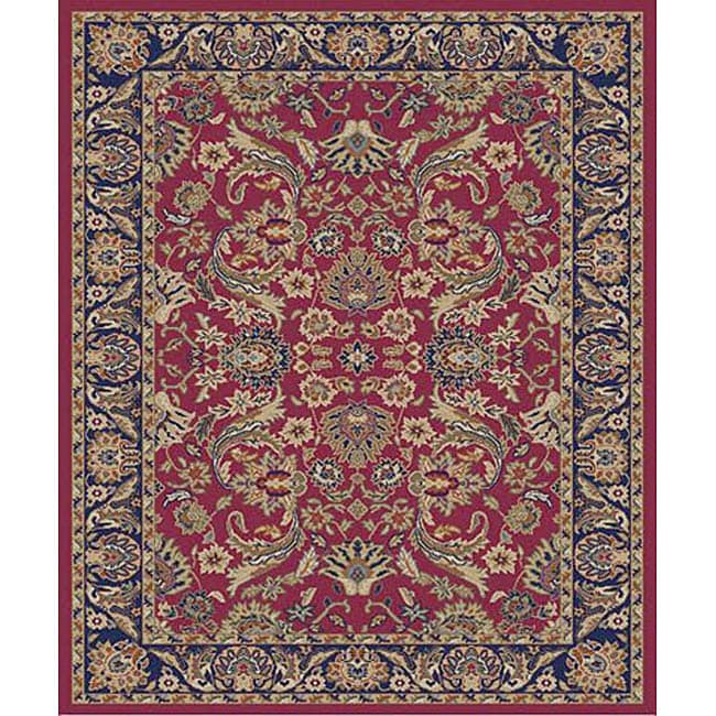 Sultanabad Red Polypropylene Rug (53 X 73) (RedPattern OrientalMeasures 0.25 inch thickTip We recommend the use of a non skid pad to keep the rug in place on smooth surfaces.All rug sizes are approximate. Due to the difference of monitor colors, some ru