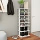 preview thumbnail 9 of 9, 7-Tier Shoe Rack Storage Chest Organizer Free Standing Shelves