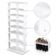 preview thumbnail 11 of 9, 7-Tier Shoe Rack Storage Chest Organizer Free Standing Shelves