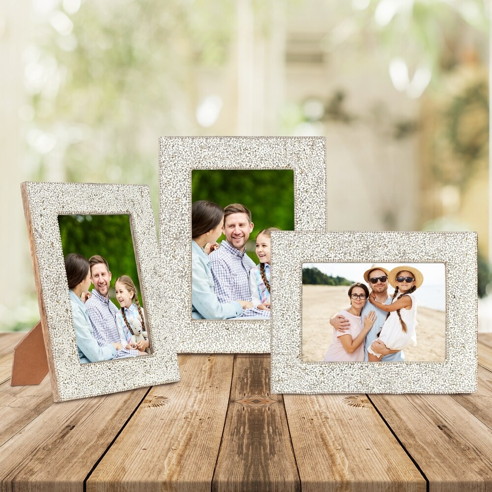 Wall Tabletop Frames Cade 5x7 Picture Frame Photo Album Picture Frames Rustic Photo Frames 2 Sets 5 By 7 Inch Nature Brown Home Classiccakes Co Nz