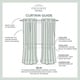 preview thumbnail 7 of 38, Porch & Den Birdsview Striped Faux Silk Grommet Top Curtain Panel Pair