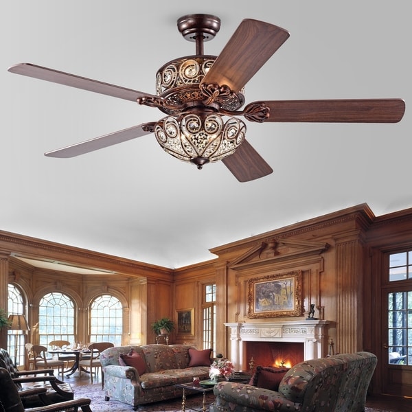 Gracewood Hollow Inada 52-inch Ceiling Fan - On Sale - Bed