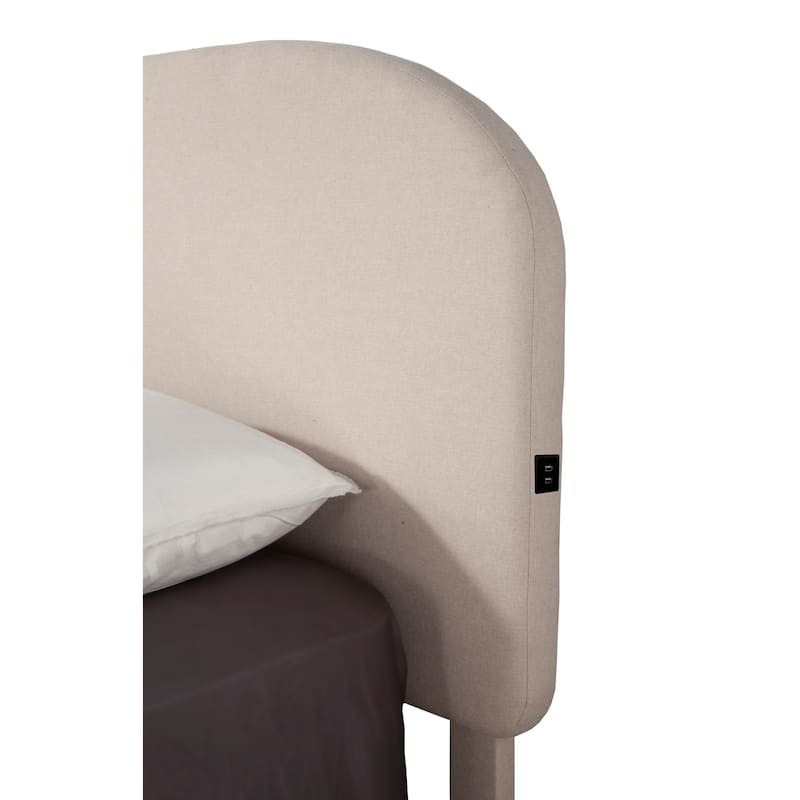 Copper Grove Chambeshi Rounded Modern Bed