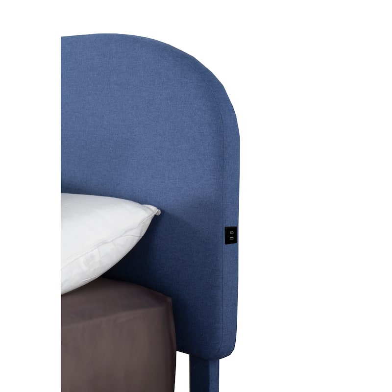 Copper Grove Chambeshi Rounded Modern Bed