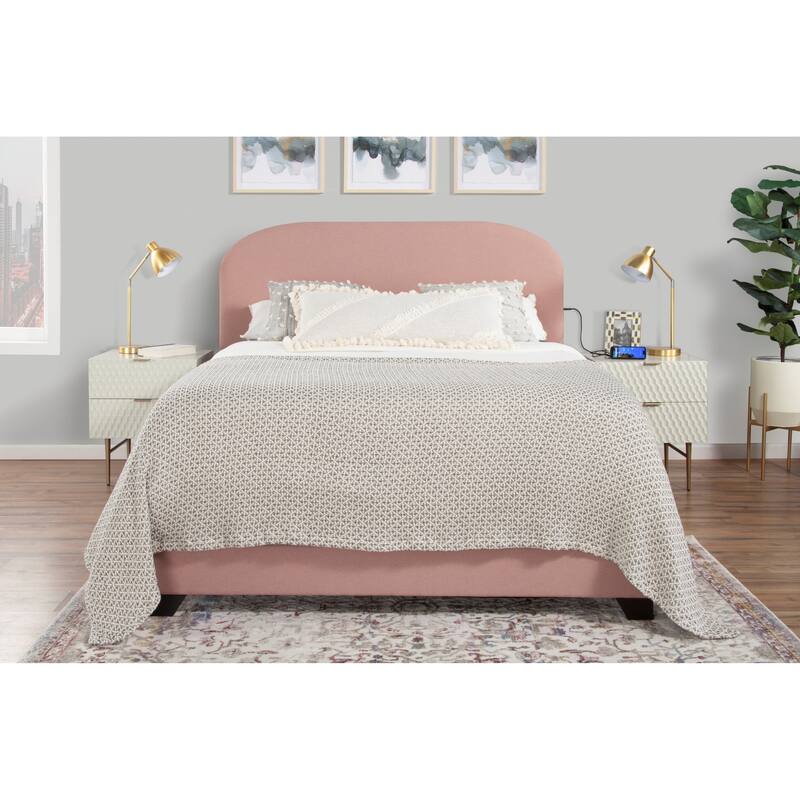 Copper Grove Chambeshi Rounded Modern Bed