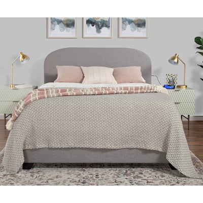 Copper Grove Chambeshi Rounded Modern Bed