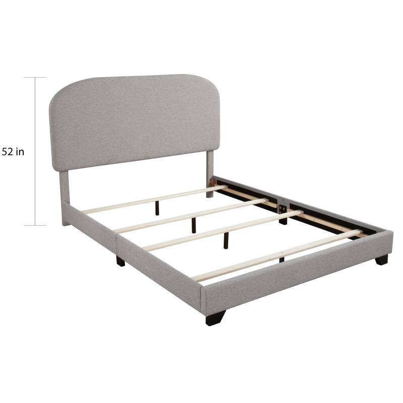 Copper Grove Chambeshi Rounded Modern Bed