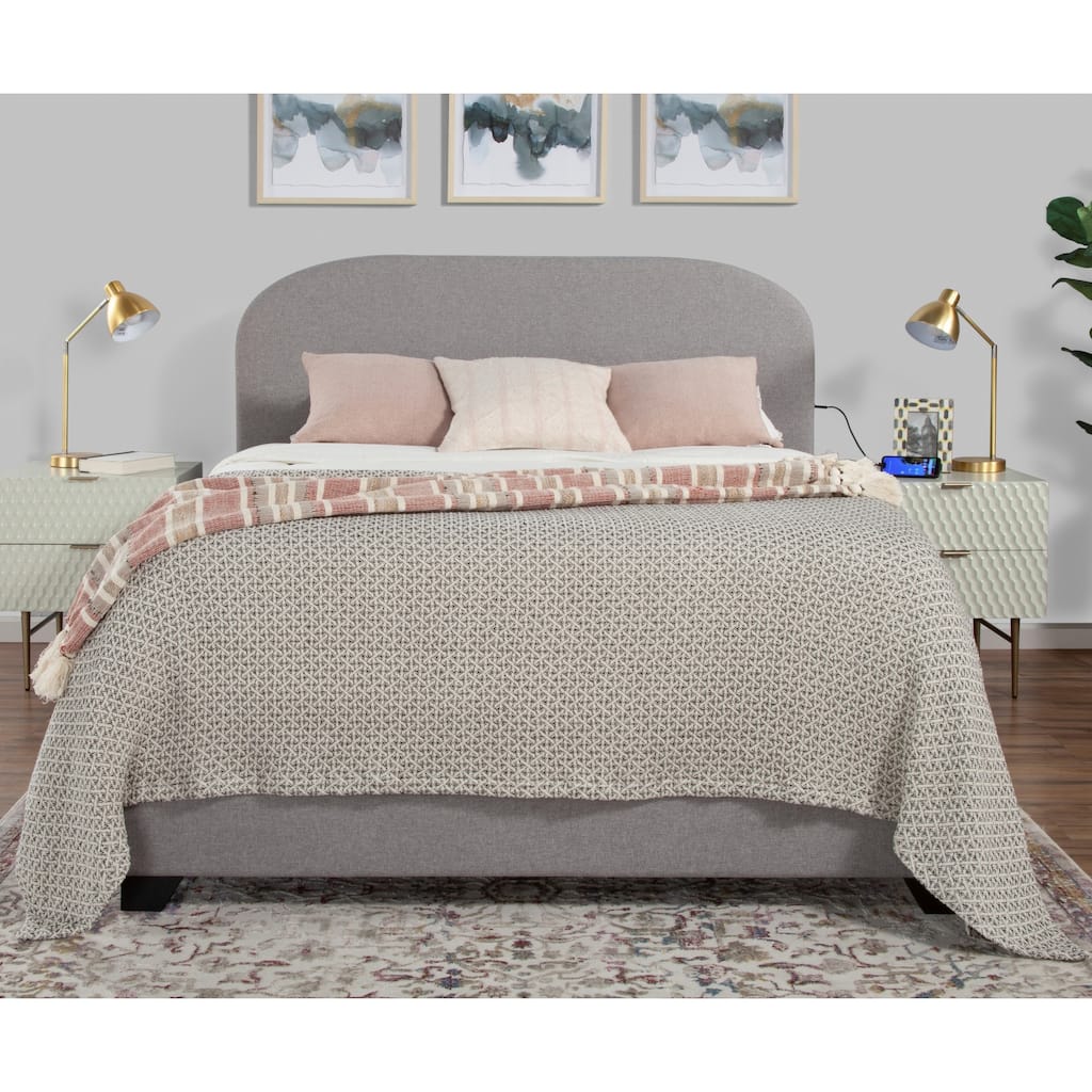 Copper Grove Chambeshi Rounded Modern Bed