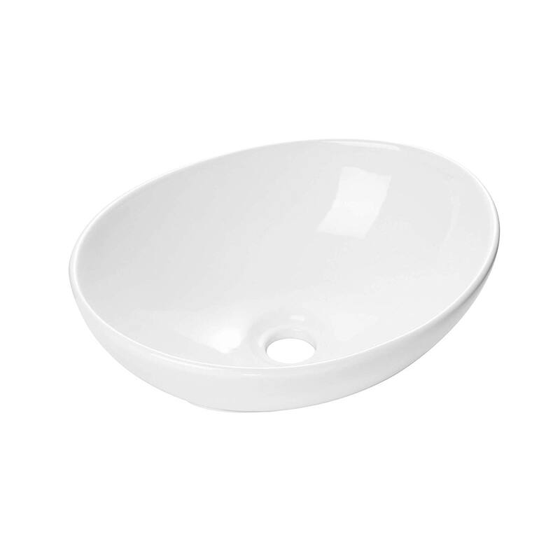 Dyconn Faucet Above Counter Bathroom Ceramic Vessel Sink - BS021 16.14"x13.2"