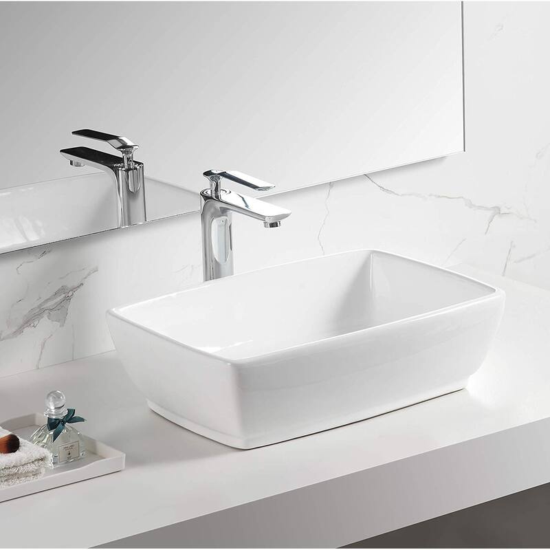 Dyconn Faucet Above Counter Bathroom Ceramic Vessel Sink