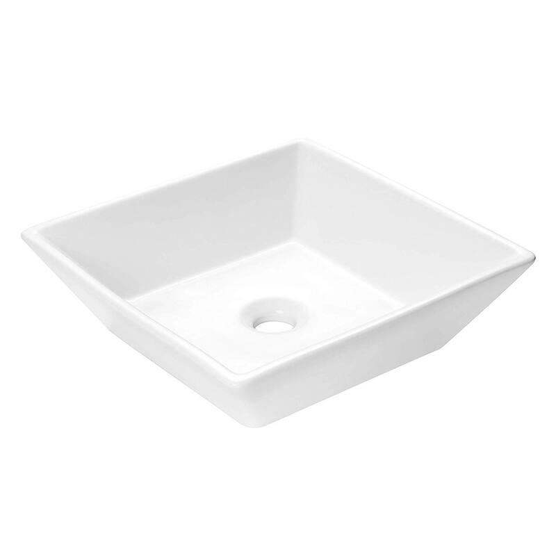 Dyconn Faucet Above Counter Bathroom Ceramic Vessel Sink - BS065 16.14"x16.14"
