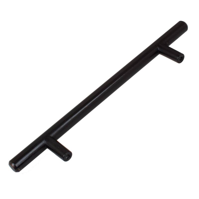 GlideRite 5-Pack 5-1/16 in. Center Oil Rubbed Bronze Solid Cabinet Pulls - Oil Rubbed Bronze