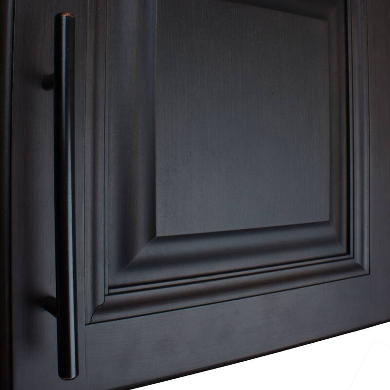 GlideRite 5-Pack 5-1/16 in. Center Oil Rubbed Bronze Solid Cabinet Pulls - Oil Rubbed Bronze