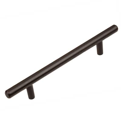 GlideRite 5-Pack 5-1/16 in. Center Oil Rubbed Bronze Solid Cabinet Pulls - Oil Rubbed Bronze