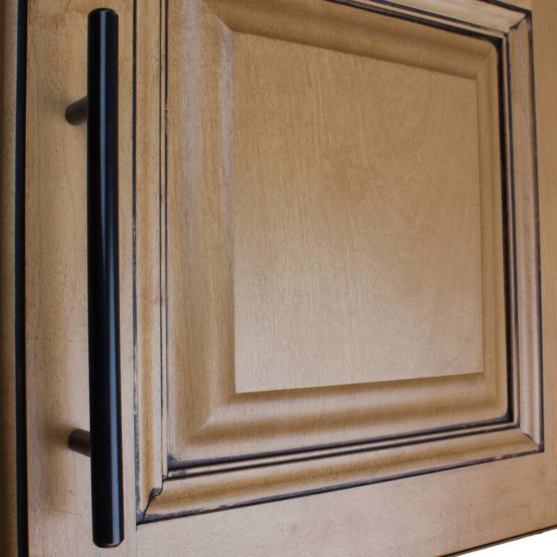 GlideRite 5-Pack 5-1/16 in. Center Oil Rubbed Bronze Solid Cabinet Pulls - Oil Rubbed Bronze
