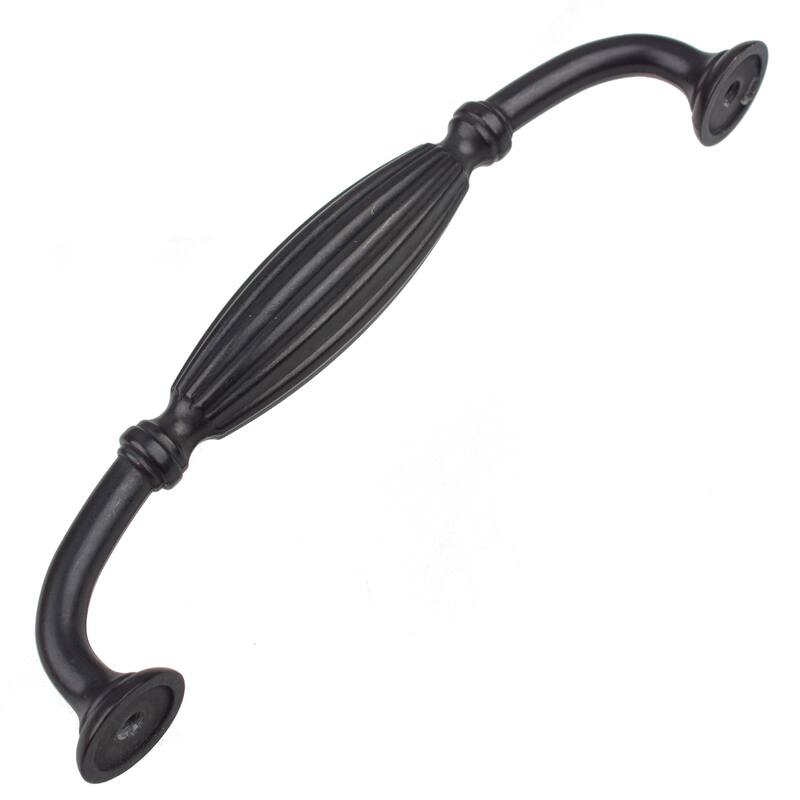 GlideRite 5-Pack 5 in. Center Oil Rubbed Bronze Fluted Cabinet Pulls - Oil Rubbed Bronze