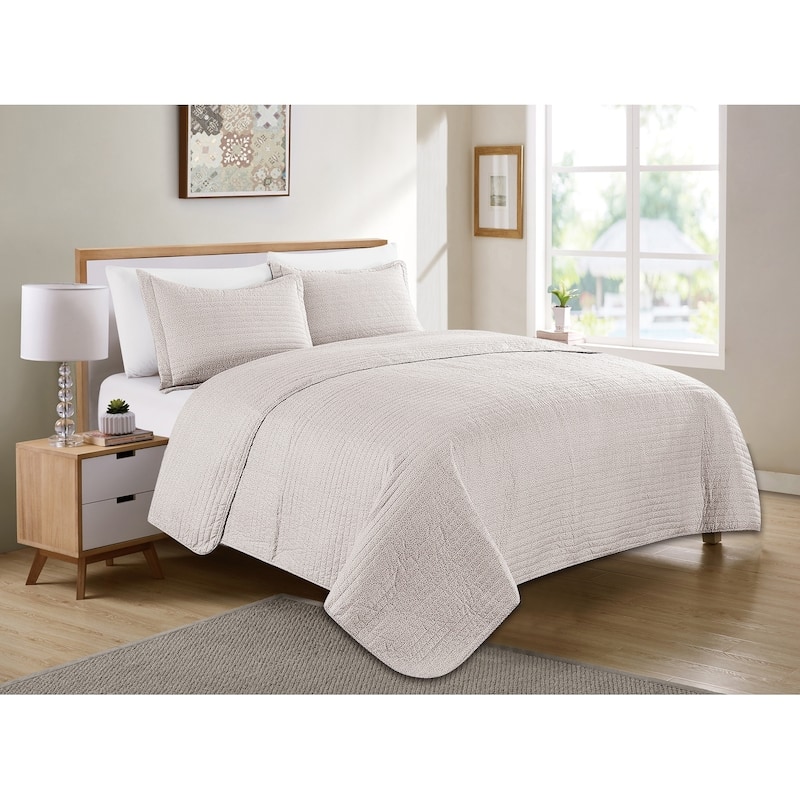 Modernist by Ron Chereskin Printed Pebbles 2/3pcs Quilt Set