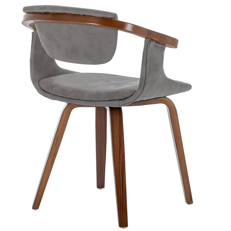 Carson Carrington Ydermossa PU Leather & Wood Upholstered Dining Armchair (Set 2)