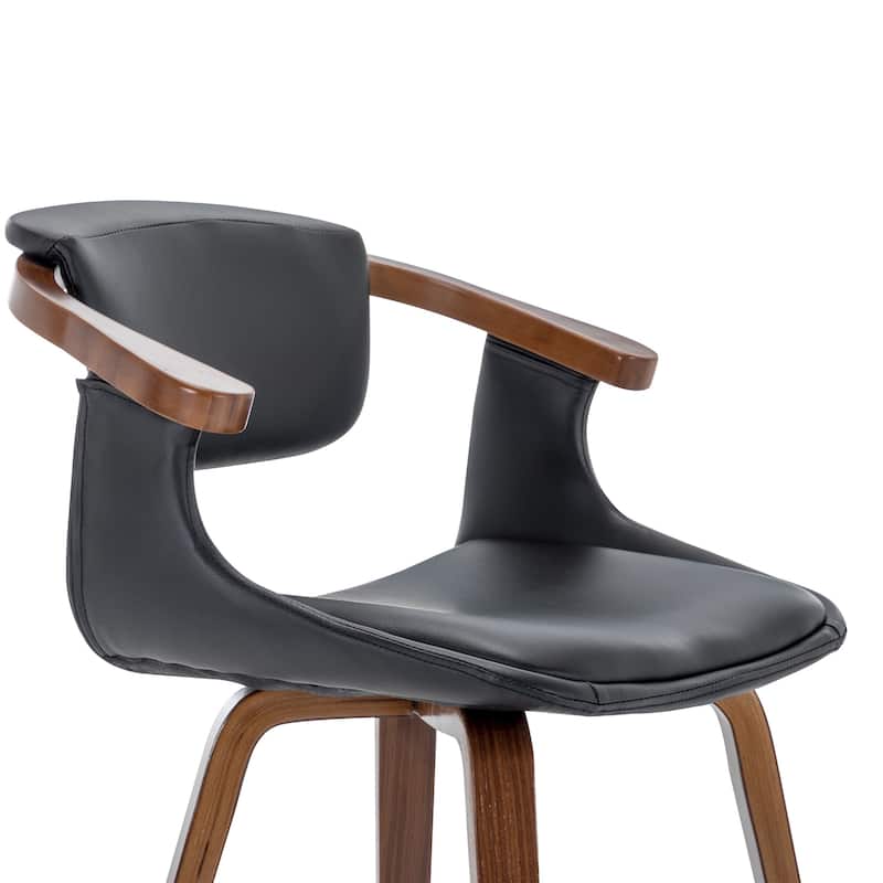 Carson Carrington Ydermossa PU Leather & Wood Upholstered Dining Armchair (Set 2)