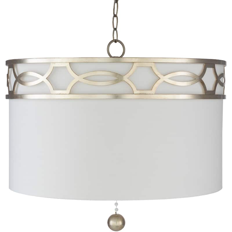 Fletcher Traditional Gilded Scroll 3-Light Pendant
