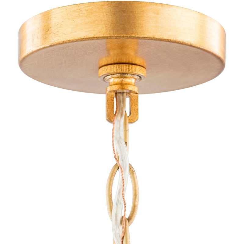 Fletcher Traditional Gilded Scroll 3-Light Pendant