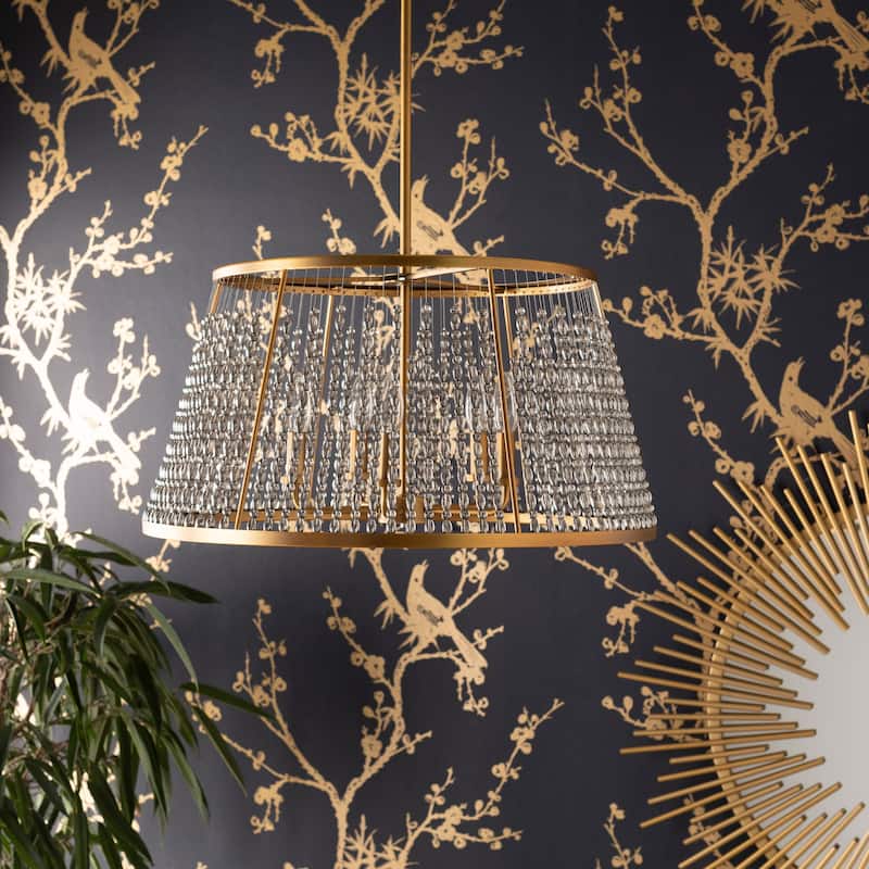 Belle Antiqued Crystal 5-Light Pendant