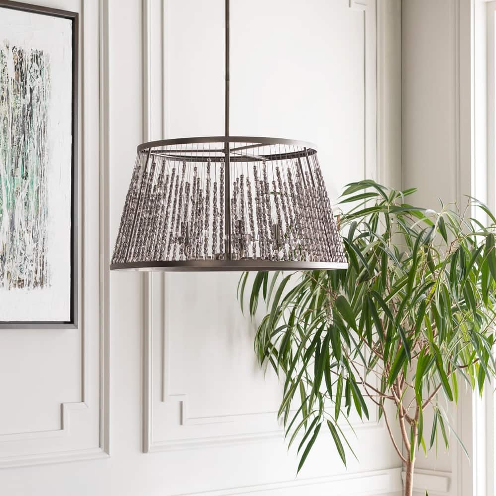 Belle Antiqued Crystal 5-Light Pendant