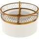 preview thumbnail 15 of 13, Belle Traditional Antiqued Crystal 3-Light Pendant