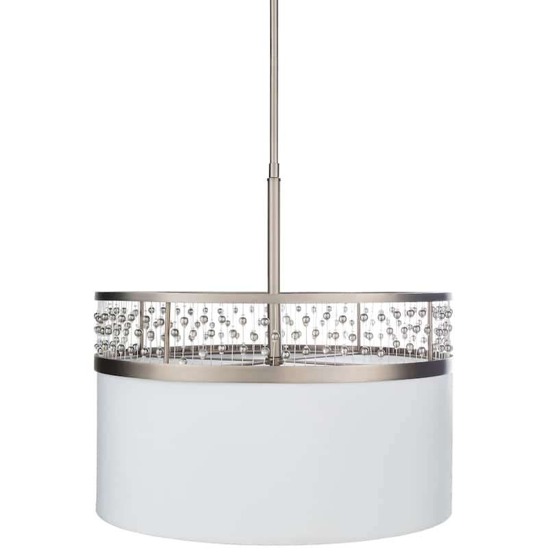 Belle Traditional Antiqued Crystal 3-Light Pendant