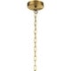 preview thumbnail 7 of 11, Roxton Modern Damask Metal 3-Light Pendant
