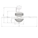 preview thumbnail 4 of 5, Warehouse of Tiffany Wilson Chrome 52-Inch 5-Blade Lighted Ceiling Fan w/ Metal Bowl Shade (Includes Remote)