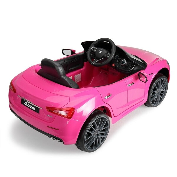 pink maserati toy car