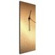 preview thumbnail 10 of 35, Adam Schwoeppe 'Bronzesmith Clock' Midcentury Modern Style Wall Clock