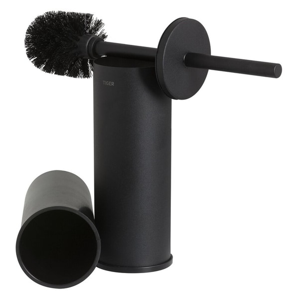 black toilet brush