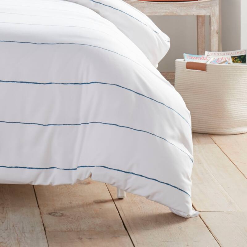 City Scene Tideline Navy Duvet Cover Set