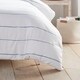 preview thumbnail 4 of 3, City Scene Tideline Navy Duvet Cover Set