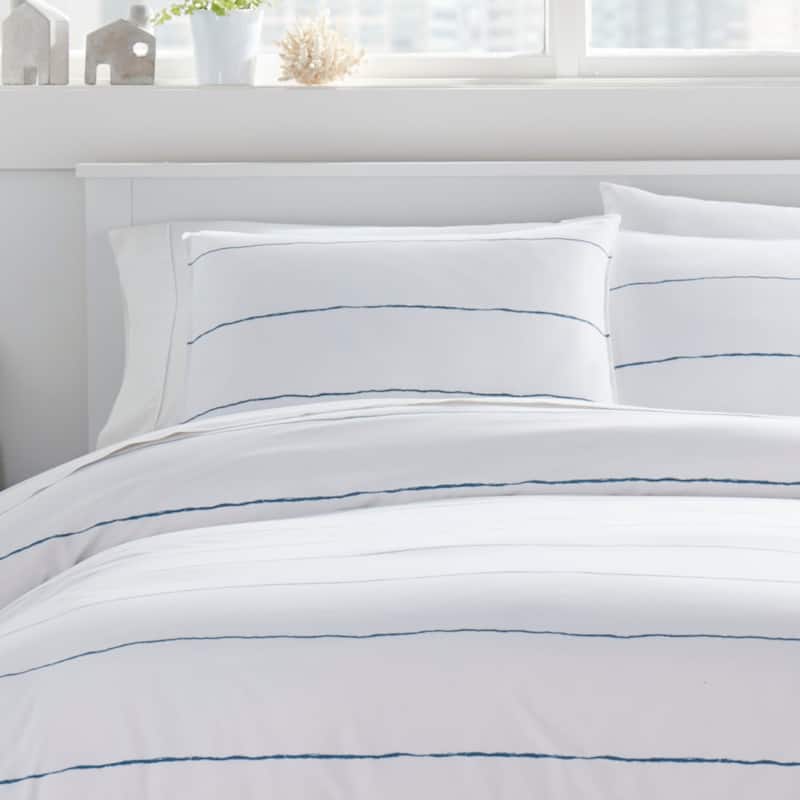 City Scene Tideline Navy Duvet Cover Set