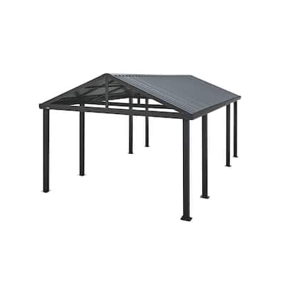 Sojag Samara 12 ft x 20 ft Dark Grey Carport - 12x20