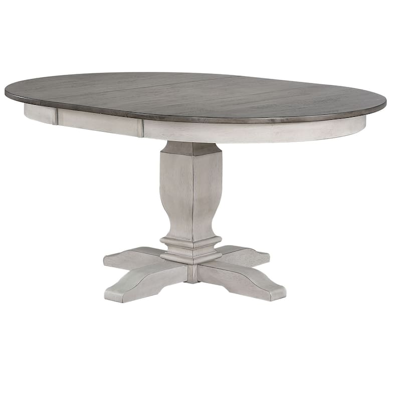 The Gray Barn Avalon 5-piece Contemporary Dining Set in Stormy White and Ash