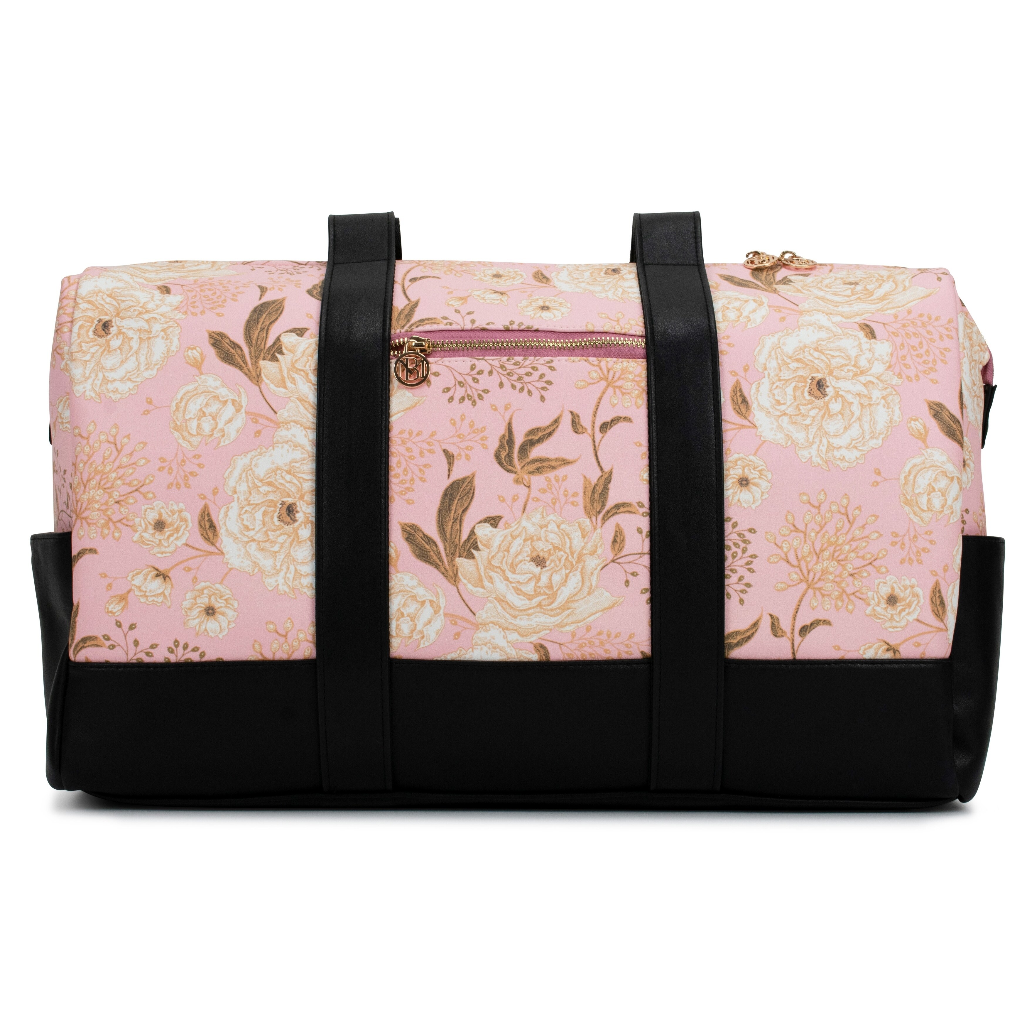Badgley Mischka Essence Travel Tote Weekender Bag (Pink Floral) (As Is  Item) - Bed Bath & Beyond - 31002104