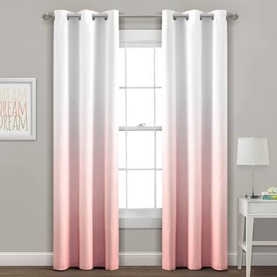 Buy Pink Ombre Grommet Curtains Drapes Online At Overstock