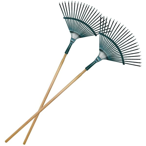 metal garden rake