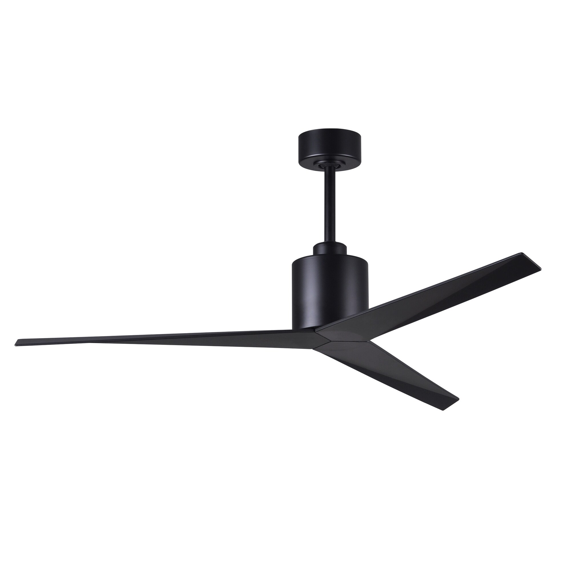 Eliza 3 Blade Matte Black Paddle Ceiling Fan