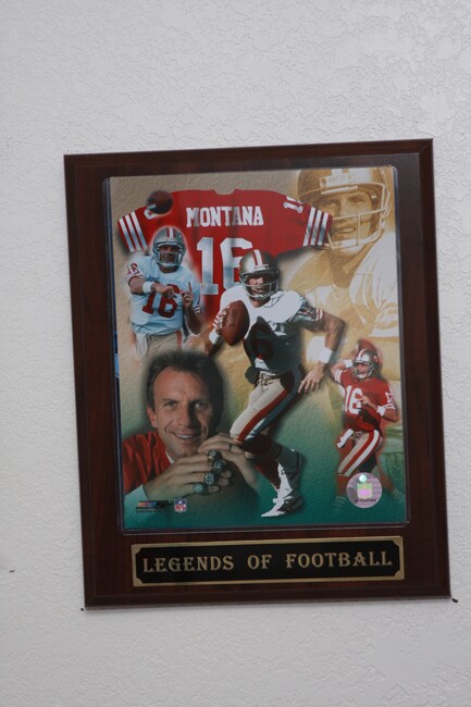 Joe Montana Plaque