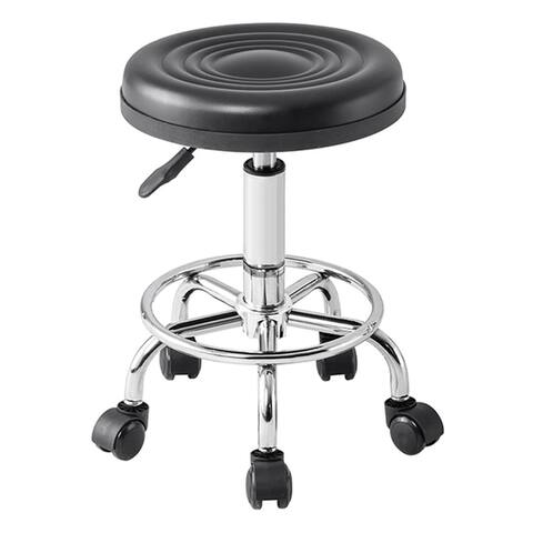 Merax Adjustable Hydraulic Rolling Swivel Mobile Chair, Bar Stool Salon Massage Spa