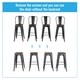 ALPHA HOME 30'' High Back Bar Stools with Wood Seat,Vintage Metal Dining Chairs Stackable Industrial Counter Stool - Thumbnail 15