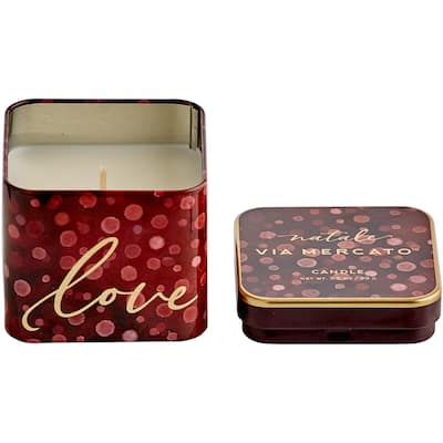 European Soaps Vm Natale Square Candle