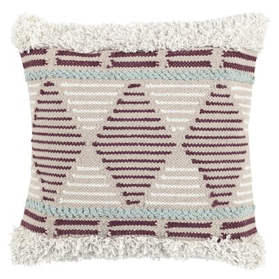 Kosas Home Bella 100% Cotton 22-inch Throw Pillow