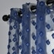preview thumbnail 19 of 26, Porch & Den Millcrest Textured Dot Sheer Curtain Panel Pair - 84" x 38"