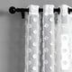 preview thumbnail 2 of 26, Porch & Den Millcrest Textured Dot Sheer Curtain Panel Pair - 84" x 38"